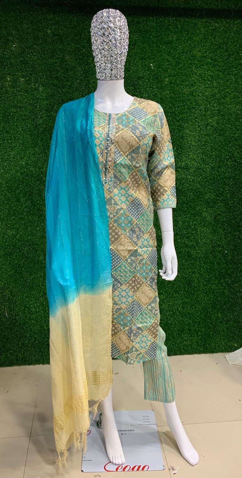 BEMITEX PRESENTS MODAL SILK FABRIC WITH HANDWORK LATEST READYMADE 3 PIECE COLLECTION WHOLESALE SHOP IN SURAT